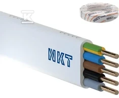 NKT INSTAL YDYPŻO 5X2,5 Baltas 100M