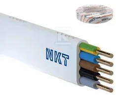 NKT INSTAL YDYPŻO 5X2,5 Baltas 100M