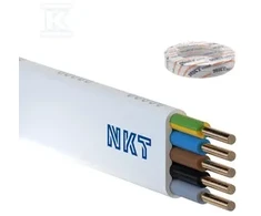 NKT INSTAL YDYPŻO 5X6 Baltas 100M