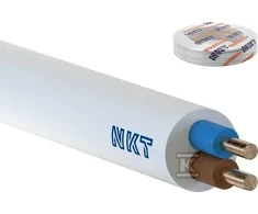 Nkt YDY 450/750 2X2,5 Baltas 100M