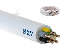 Nkt YDYŻO 450/750 5X1,5 Baltas 100M
