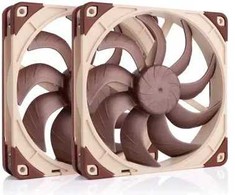 Noctua 140 mm NF-A14x25 G2 PWM Sx2 PP - dviejų ventiliatorių rinkinys