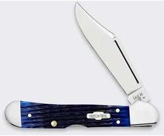 Case Rogers Mini Copperlock Nerūdijančio Plieno Mėlynas Peilis