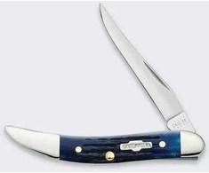 Case Rogers Mini Trapper SS Mėlynas Kaulas Peilis