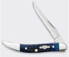 Case Rogers Small Texas Toothpick Mėlynas peilis