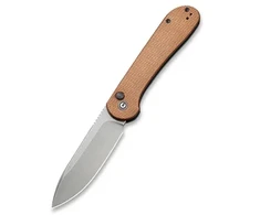 CIVIVI peilis CIVIVI mygtukų užraktas Elementum Brown Micarta