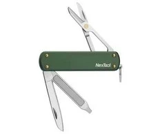 NexTool Mini Pocket Knife NE0143 4-in-1 žalias