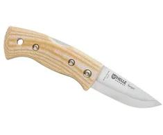 Peilis Helle Berget rusvai gelsvas Canvas Micarta 12C27