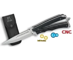 TOGO Nóż K25 02263 Balisong CNC Blade Ball Bearing (01RU02263)