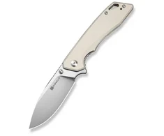 Sencut by We Knife Nóż SENCUT Stratex G10 Baltas 9Cr18MoV 81mm Drop Point