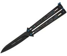 COLD STEEL Nóż Tokisu 02259 Balisong Bright Juodas Steel (01RU02259)