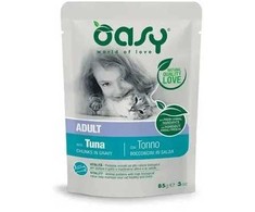Maisto produktai - Oasy Chunks in Gravy Tuna Wet Cat Food 85g