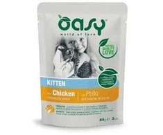 Maisto produktai - Oasy Chunks in Gravy Kitten with vištiena 85g