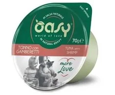 Maisto produktai - Oasy More Love Tuna with Shrimp Wet Food 70g