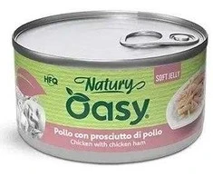 Oasy Natury Soft Jelly vištiena with ham 150gr