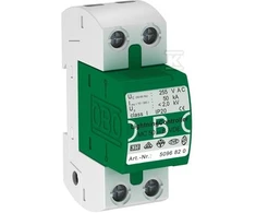 OBO Bettermann Bettermann Viršįtampių ribotuvas B 1P 50kA 2kV MC 50-B VDE (5096847)