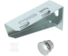 OBO Bettermann Šviesos laikiklis su iškyšomis, 110 mm ilgio, OBO grotelių loveliui, įskaitant varžtų komplektą M10 x 25, galvaniškai cinkuotas.