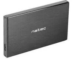Obudowa NATEC Rhino GO NKZ-0941 (2.5"; USB 3.0; Aliuminio; spalva juoda)