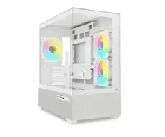 Sharkoon Dėklas MK7 ARGB mATX 2xStiklinis baltas