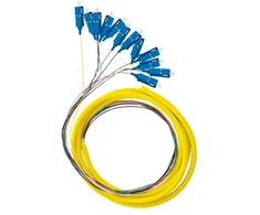 EXTRALINK PigtailS SET SC/UPC SM G.652D 12vnt 12spalvų