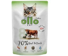 OLLO Cat No. 8 jautiena ir antis - šlapias maistas katėms - 85 g