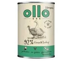 Šunų maistas - OLLO Umami žąsų ir kalakutienos drėgnas maistas 850g