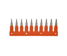 Onka Elektrik T0-1933-1060114 Šukų tiltas MRK ir OPK 4mm2 oranžinis 10 laukas, T0-1933-1060114