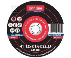 Onnline INOX SHIELD 125X1.6X22