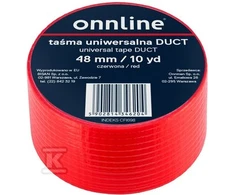 Onnline INTERNETINĖ JUOSTA 48MM/10YD RAUDONAS VADAS