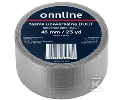 Onnline INTERNETINĖ JUOSTOS 48MM/25YD PILKAS VADAS