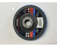 Onnline LAMELINIS DISKAS PLIENAS/INOX 125X22 GR.40