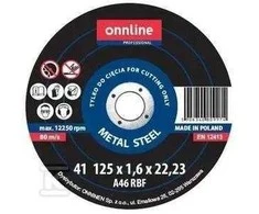 Onnline Plieninis skydas 125X1,6X22