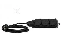 Onnline pratęsimo juosta GN.X3 OW 3X1.5 10M ONNLIN