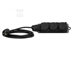 Onnline pratęsimo juosta GN.X3 OW 3X1.5 10M ONNLIN