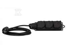 Onnline pratęsimo juosta GN.X3 OW 3X1.5 10M ONNLIN