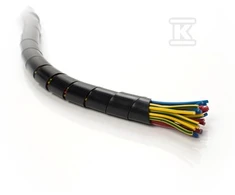 Onnline SPIRALĖS ŽARNOS GST-4 Juodas (VIDINIS SKERSMENS 4MM) PAKUOTĖ