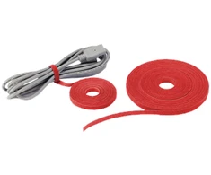 Velcro kaklaraištis sklypo kabeliams. 9mm ilgis 5m raudonas ALANTEC