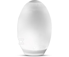 V-tac 0,2W LED įkraunamas lauko šviestuvas, kiaušinio formos, 3000K/RGB, IP44, su saulės baterija