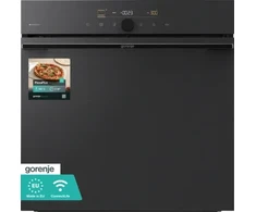 Gorenje Inbyggnadsugn på 77 l med pyrolytisk självrengöring som förenklar underhållet. Jämn värmefördelning ger stabila resultat på flera nivåer, medan hög temperatur och AirFry+ gör det enkelt att få krispiga resultat hemma.