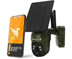 ORLLO IP kamera Orllo IP kamera belaidė 4G LTE pasukama su saulės kolektoriumi ORLLO TZ1 MORO
