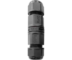 Konektor Tiesus kabelinis jungiklis su greito prijungimo jungtimi IP68, 3x4mm2, 400V/20A