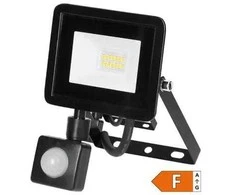 Orno ALLED 10W LED prožektorius su PIR, 850lm, IP44, 4000K, aliuminis + stiklas