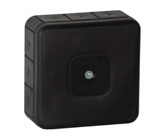 Orno Puszka PRO skirstomoji dėžutė, IP55, 400V, 12 įėjimų, 85x85x37mm, juoda