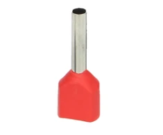 Orno Tulejka Dvigubai izoliuota mova, maksimalus skerspjūvis 1 mm², varinės movos ilgis 8 mm, 25 vnt. lizdinė plokštelė.