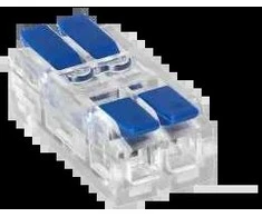 Orno Złączka 2 laidų, dvipusė kompresinė instaliacinė jungtis; bet kokiam 0,75–4 mm² laidui; IEC 250 V / 32 A; 10 vnt. pakuotė.