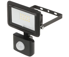 Orno FARO S LED prožektorius su PIR 10W, 800lm, IP44, 4000K, aliuminis + stiklas