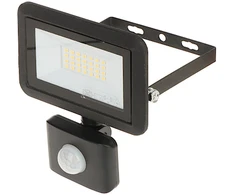 Orno FARO S LED prožektorius su PIR 20W, 1600lm, IP44, 4000K, aliuminis + stiklas
