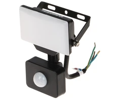Orno PORTO S LED 10W prožektorius su PIR, 800lm, IP44, 4000K, aliuminis + polikarbonatas