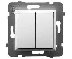 Ospel Dviaukštė jungtis balta (LP-10U / m / 00)