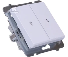 Ospel Sonata aklioji jungtis 10AX 2200W balta (LP- 7R / m / 00)